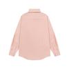 2026 Autumn New Product Chest Pocket Classic Invisible 3D Embroidered Small Love Casual Cotton Solid Color Long Sleeve Shirt