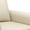 Vidaxl 2-Osobowa Sofa, Kremowy, 120 Cm, Sztuczna Skóra