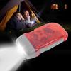 LED Dynamos Wind Up Flashlight Hand-pressing Crank No Battery Torch Camping Lamp Light For Outdoor Home Blue Red
