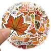 50PCS Fall Series Stickers Autumn Exquisite Handbooks Phone Case Laptop Luggage Waterproof Stickers