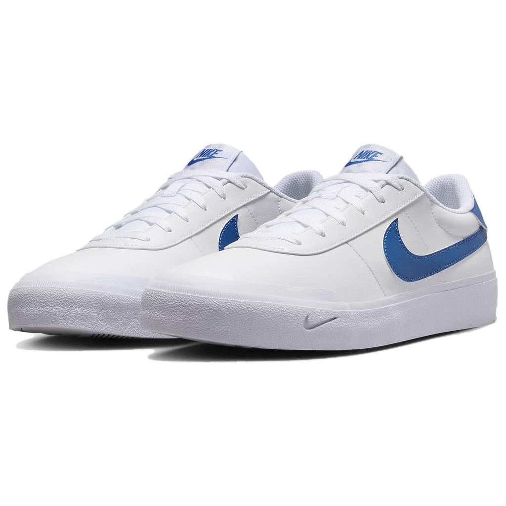Nike Court Shot Comfortable Versatile Non-Slip Durable Low-Top Skate Shoes Men sneaker White Blue FQ8146-100