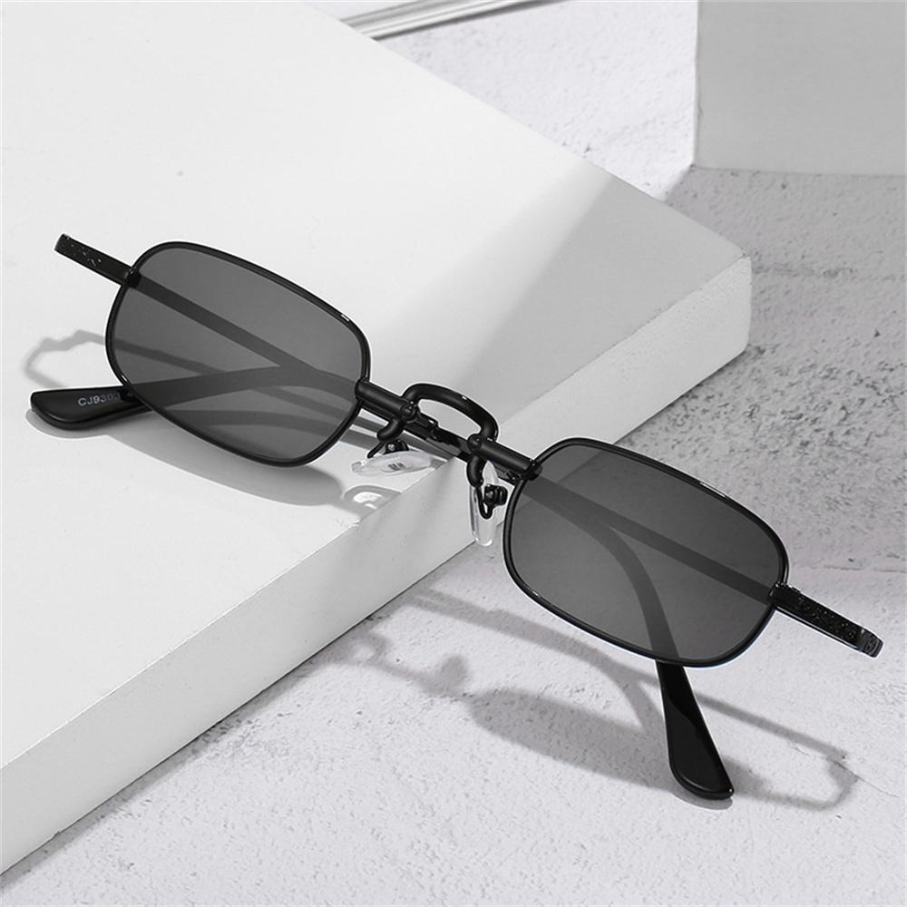 Small Rectangle Sunglasses For Women Men Retro Metal Frame Punk Sun Glasses Vintage Travel Sun Shades Car Uv400 Eyewear