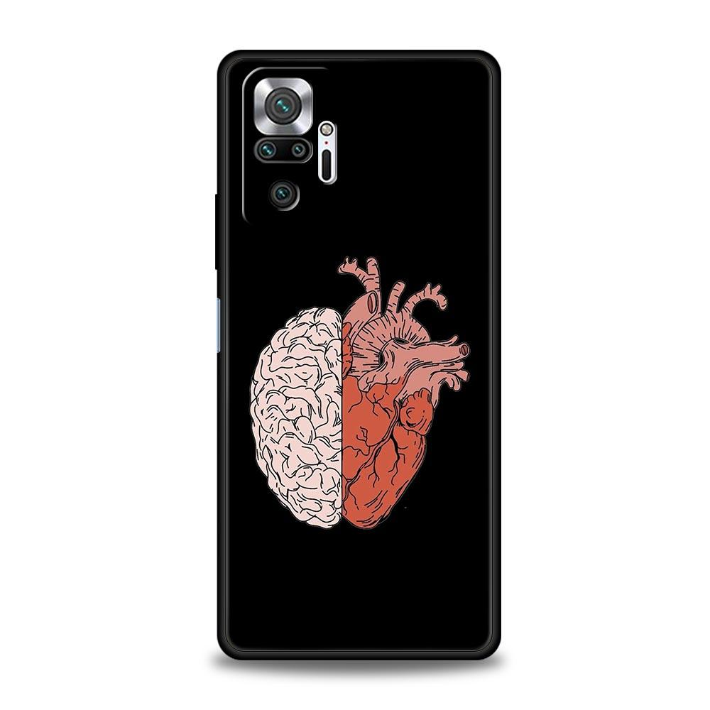 Creative Heart Medical Phone Case For Xiaomi Redmi Note 14 13 12 5G 11 10 Pro Plus 4G 9S 9 14C 13C 12C 10C 9C 9A Soft TPU Cover