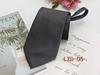 Men's Easy-Pull Knot-Free 8cm Striped Black Zipper Tie
