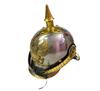 German Pickelhaube Helmet | Prussian Officer Helmet | Brass Eagle Spike Helmet Replica for Display & Cosplay