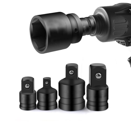 OptiPro Socket Adapter, Conversion Adapter, Impact Socket Adapter, 1/4" 3/8" 1/2" Drive Conversion Adapter, Power Tool, Electric, Manual, Universal (S