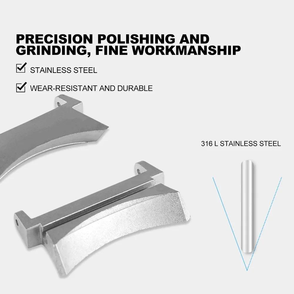 1Pair Quick Fit Connector for Samsung Galaxy Watch 6 5 4 40 44mm for Galaxy Watch6 Classic 47 46 43 44mm Tainless Steel Adapter