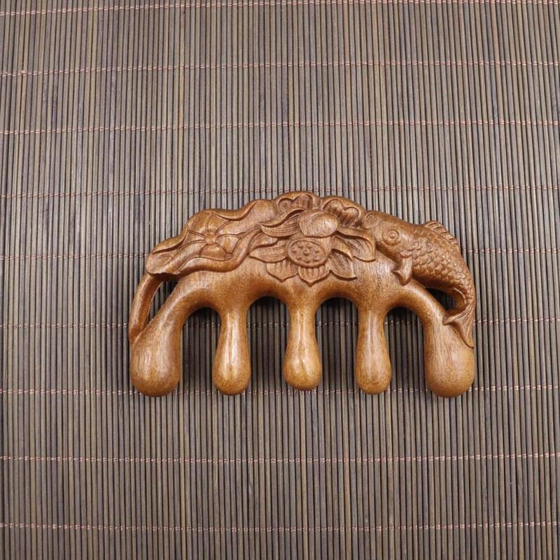 Golden Silk Sandalwood Massage Comb