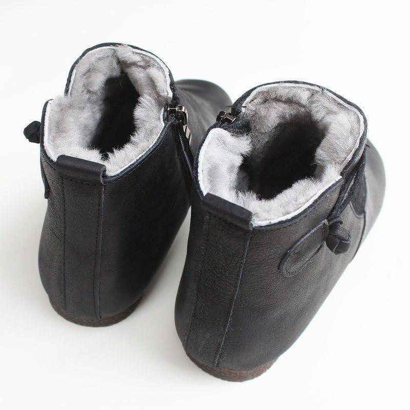 Fashion New Winter Women's Boots with Velvet Warmth Short Boots Zipper High Butt Cotton Boots Outdoor Soft Bottom Non Slip Ankle Boots