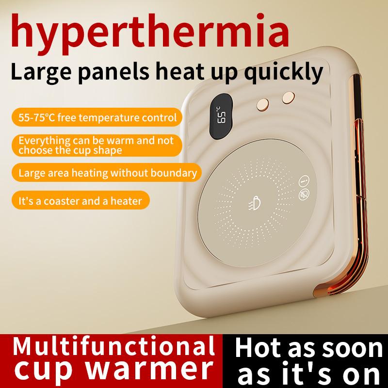 Electric Cup Warmer Thermostatic Heating Coaster 3-speed Adjustment Coffee Mug Warmer Cup Warmer For Beverage Tea Milk