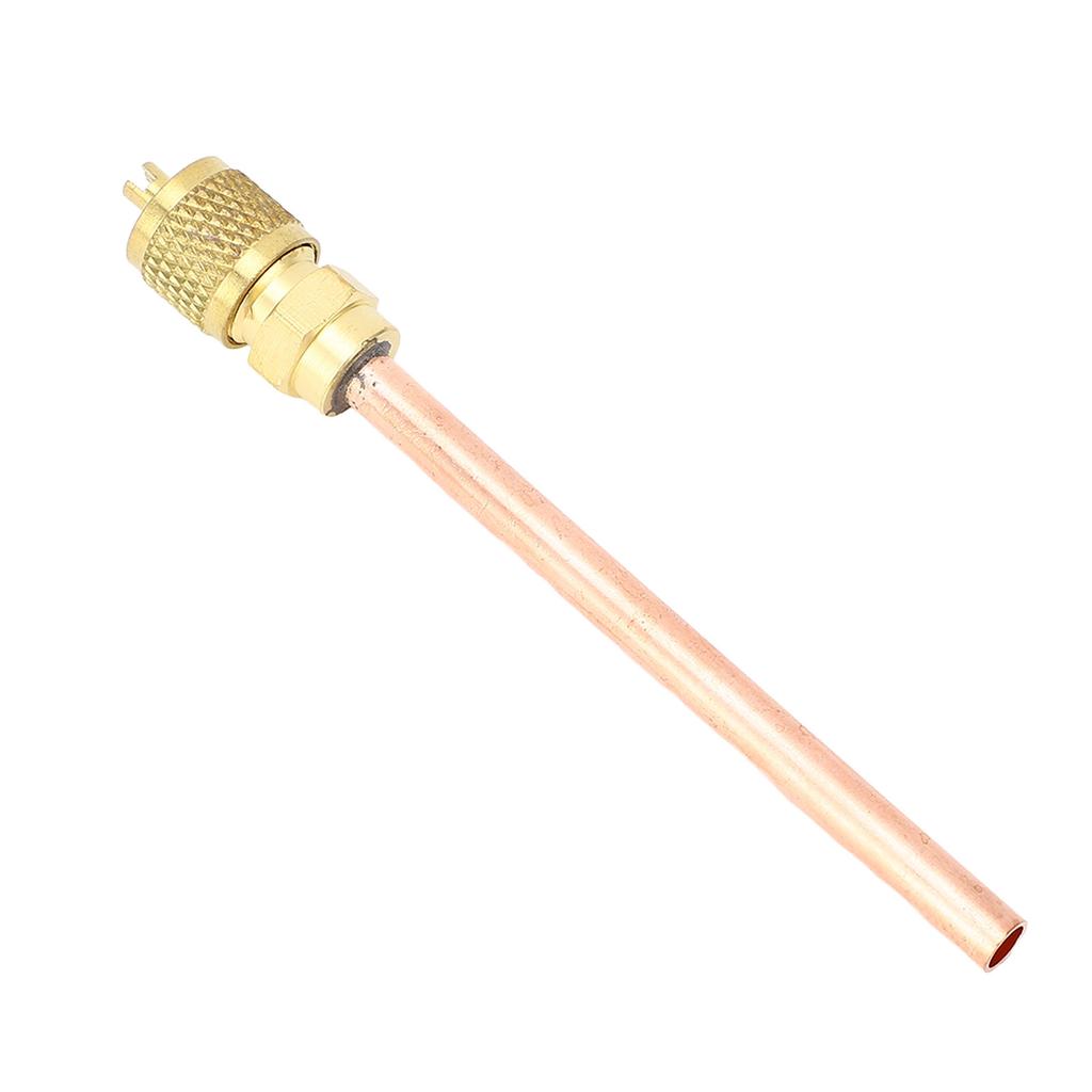 Air Conditioner Access Valve 1/2 20 UNF Copper AC Refrigeration Filling Access Valve with Core and