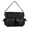 Women's shoulder bag 2025 winter new texture large capacity messenger bag double pocket armpit bag