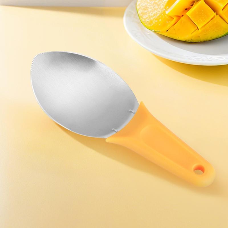 Creative Mangos Cutter Fruit Splitter Tools Mangos Knife Mangos Corer Stainless Steel Mangoes Slicer Peeler Gadgets Kitchen Tool