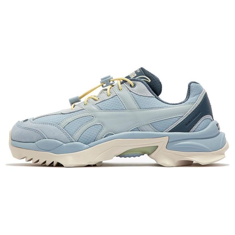 Puma Nitefox Urban Outdoor Mesh Sports Low-Top Lifestyle Shoes Unisex Sneaker Blue Gray Beige 389593-01