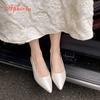 Fashion Aphixta Pointed Toe Shallow Woman Shoes 3CM Height Increasing Concise Shoes For Woman Elegant Pumps Autumn Ladies Shoes