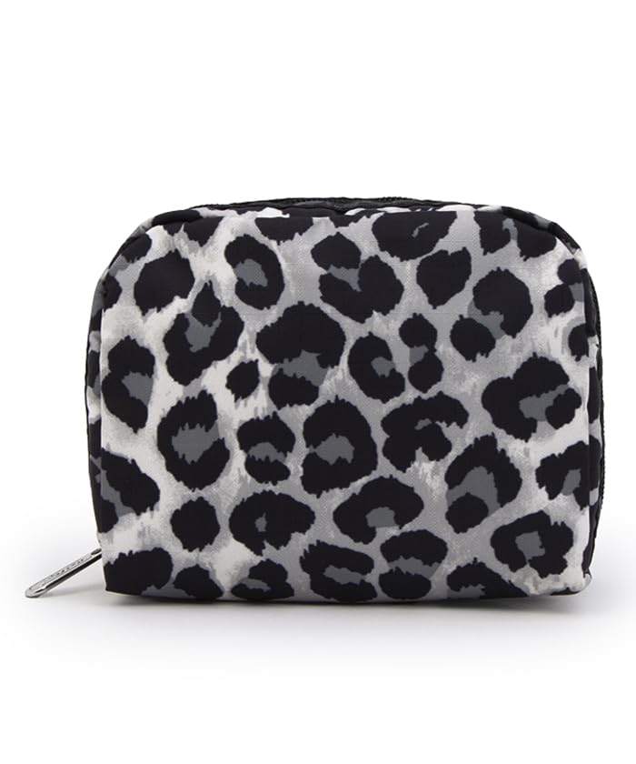 Pouch SQUARE Neutral Leopard [LeSportsac] [Official] COSMETIC/6701