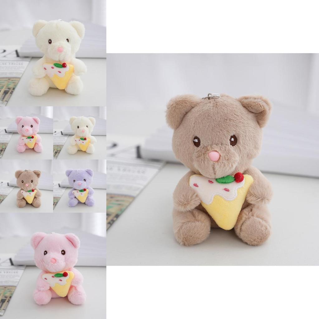 Entzückende Neue Plüschbär Figur Weiches und Kuscheliges Sitzendes Spielzeug für Kinder Schlüsselanhänger
