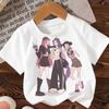 Kpop Demon Hunters Kids T-shirt Huntrix Saja Boys Movie Short Sleeve Cute Derpy Rumi Jinu Tops Child Clothing Girl Clothes Gift