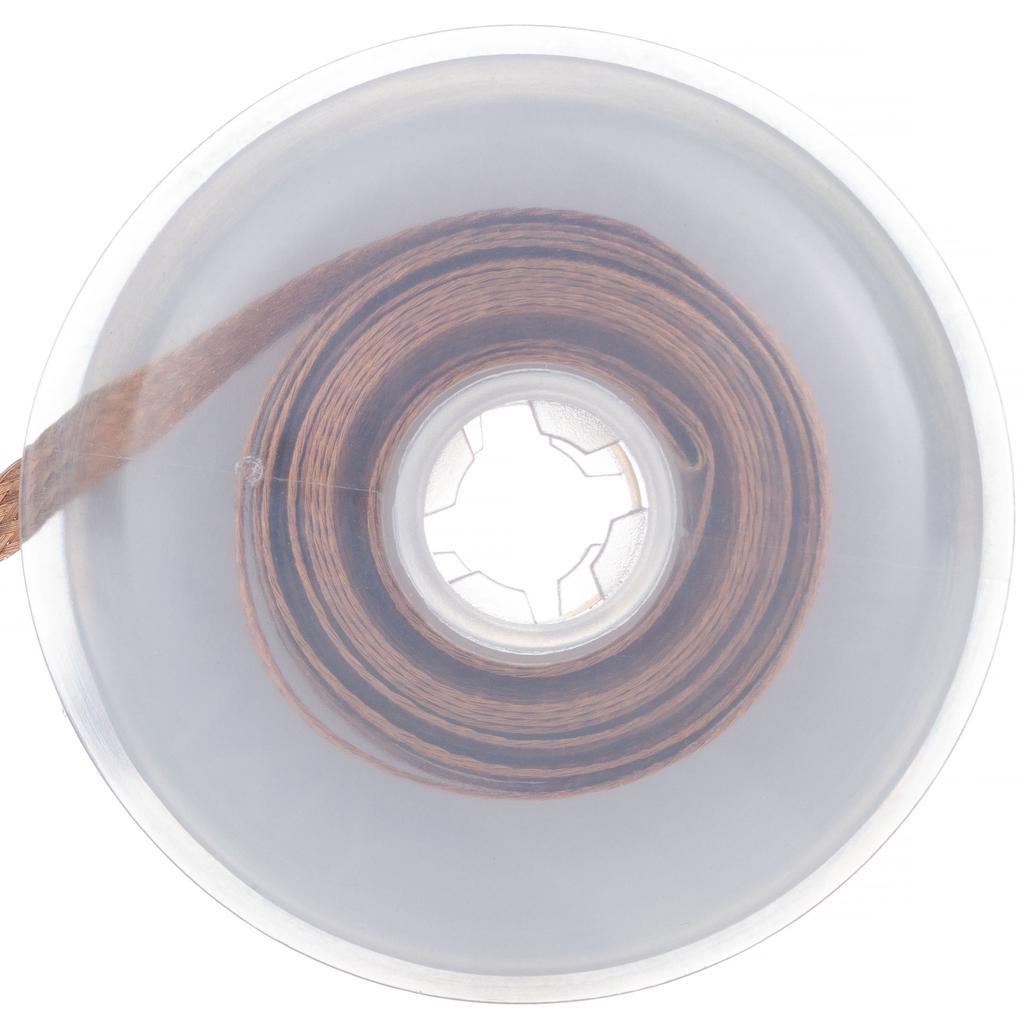 Rosfix Taśma Rozlutownicza 2,5mm X 1,5m – Skuteczne Usuwanie Cyny | Miedź | Pokryta Kalafonią Dla Ochrony Elementów