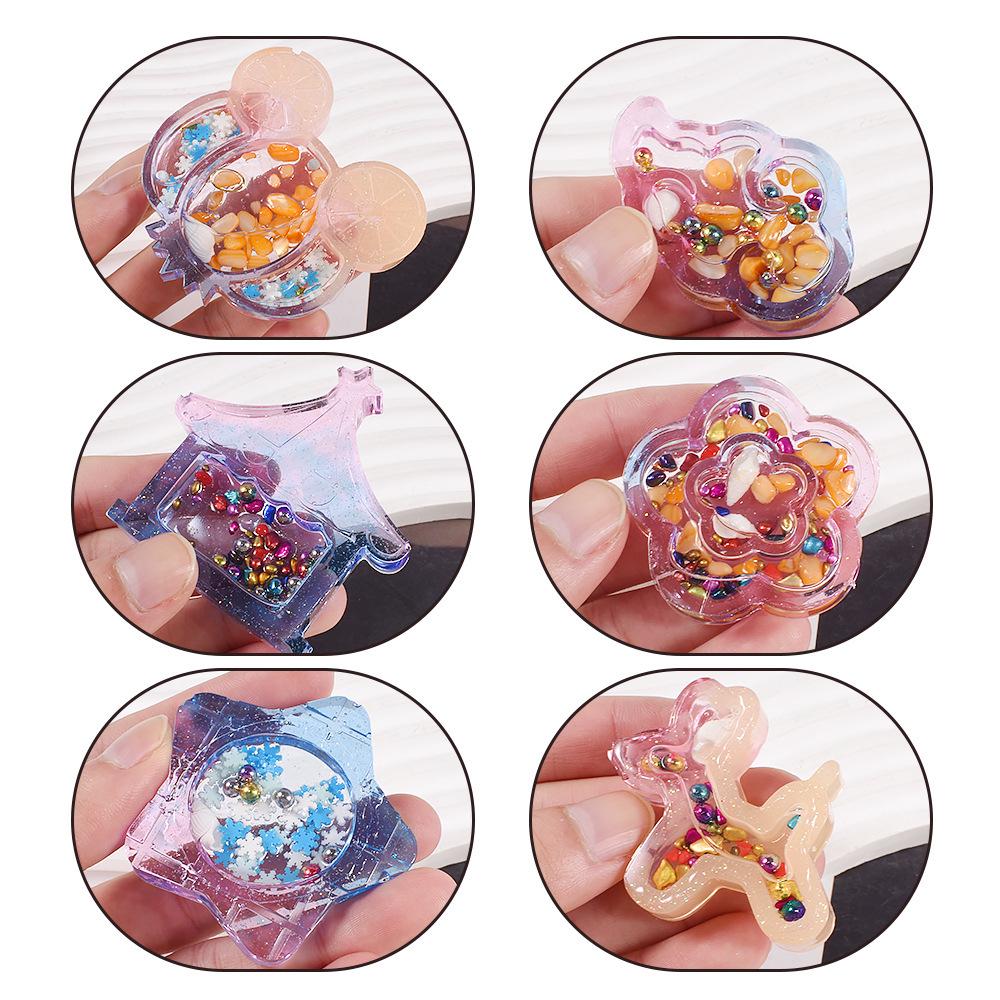 DIY Resin Mold: Pumpkin Carriage, Waffle, Circus Tent, Petals, Balloon, Rocking Horse, Dog, Quicksand