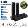 4PCS Rubber Cycling Handlebar Grips Bike Handlebar Grips Sleeves  Beach Cruiser Bicycles