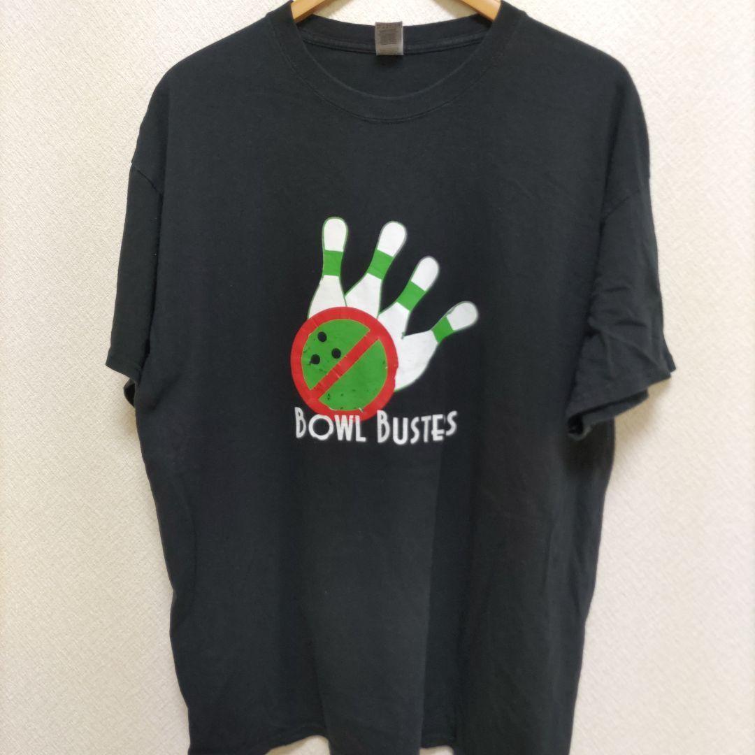GILDAN XL Parody T-Shirt Black Bowling Ghostbusters XXL