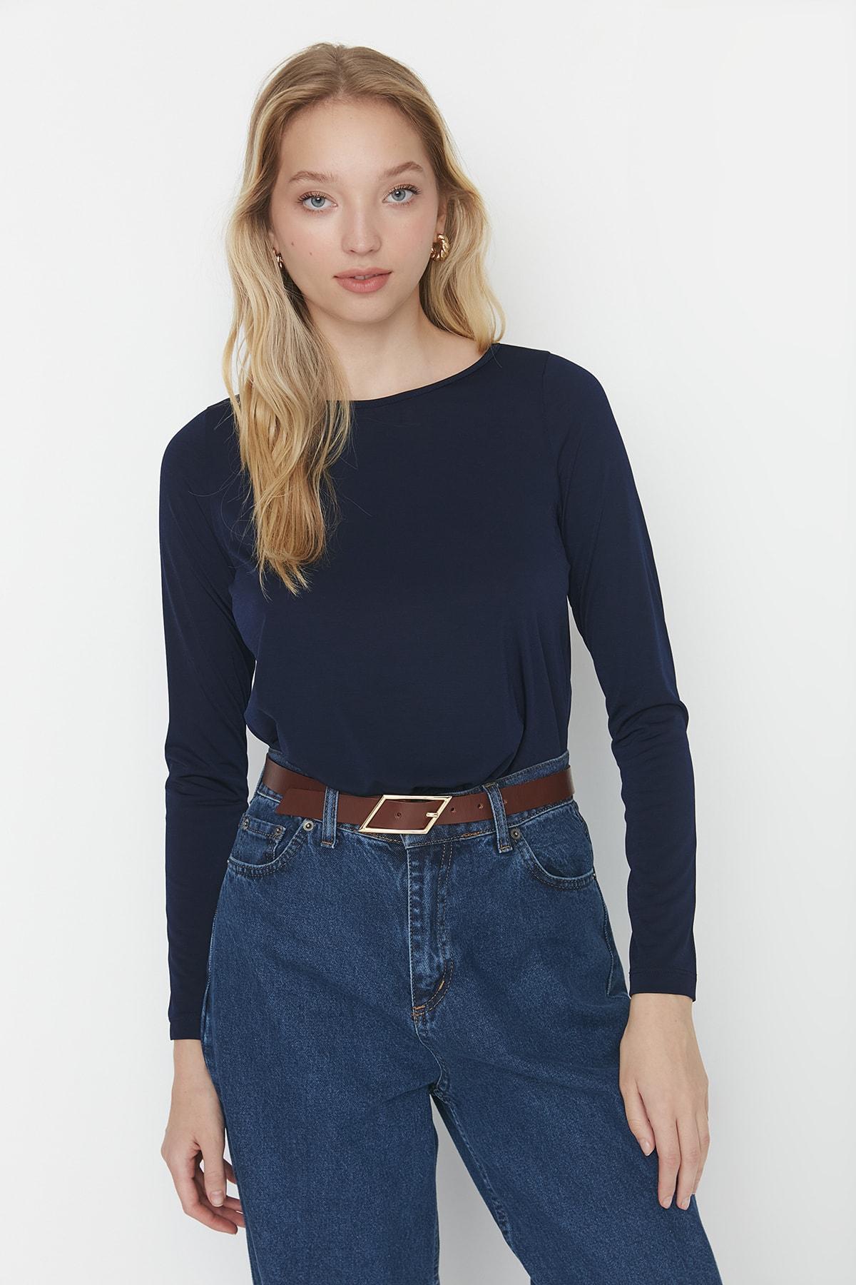 

Боди - Темно-синий - Slim fit