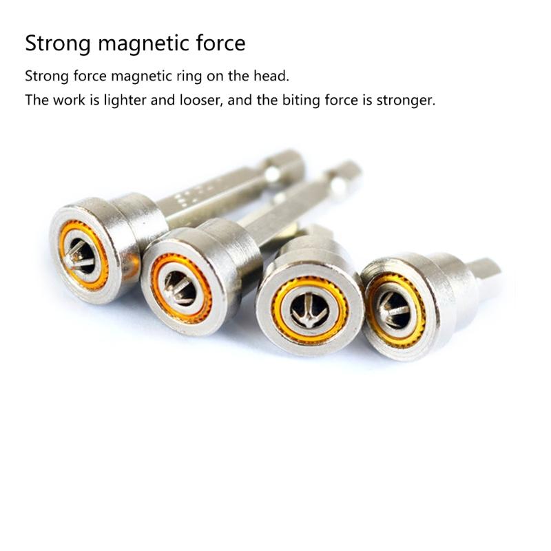 Plasterboard Positioning Screwdriver Bits With Magnetic Rings Screws Locating Batch Head For Woodworking 25mm/50mm