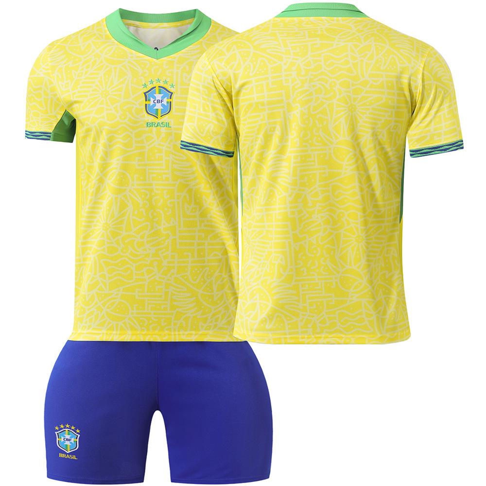 2425 Brazilian main football jersey No. 10, No. 7, No. 9 Children s adult Jersey cross-border export 16