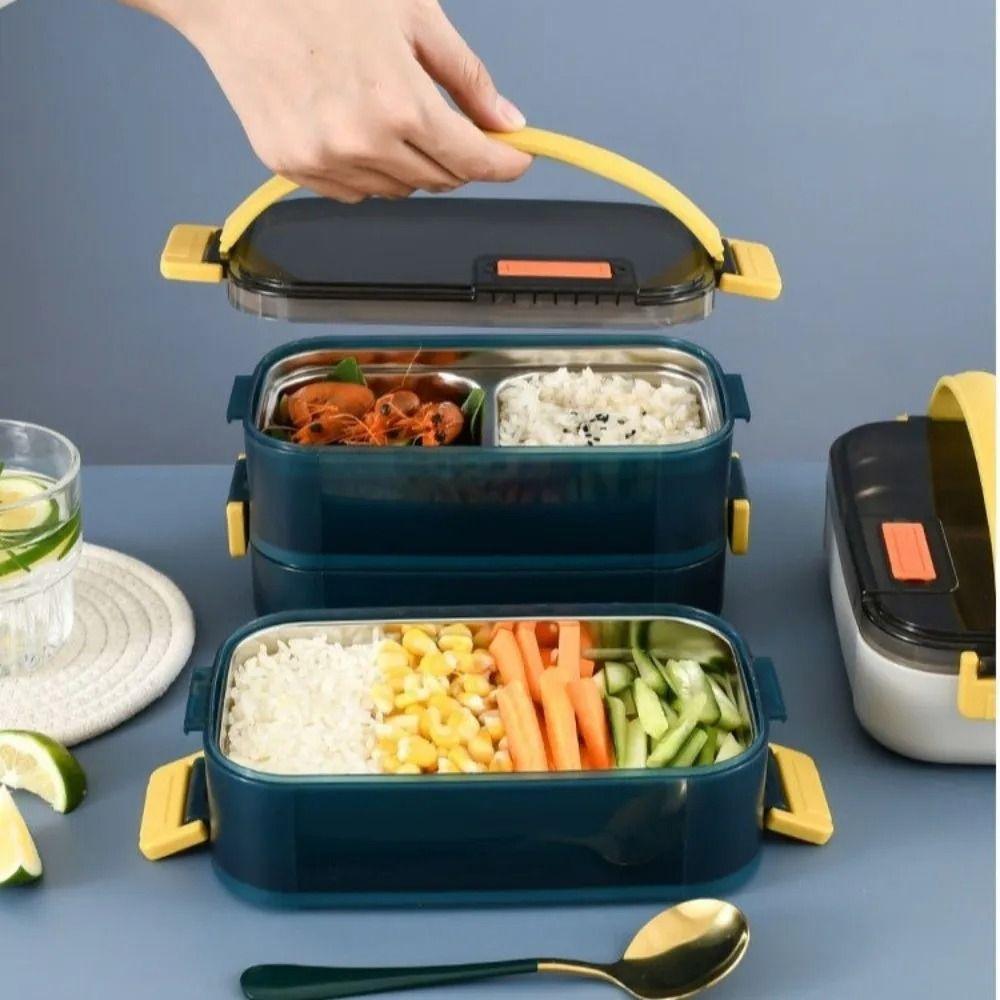 Stainless Steel Food Storage Container Sealed Design Food Snacks Box  Worker