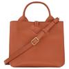 Longchamp Le Roseau Classic Bamboo Buckle Closure Leather Tote Bag Small Women Tote Bags Bark 10273HGCM11