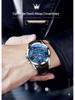 OLEVS Men's Multifunctional Quartz Chronograph Watch with Calendar