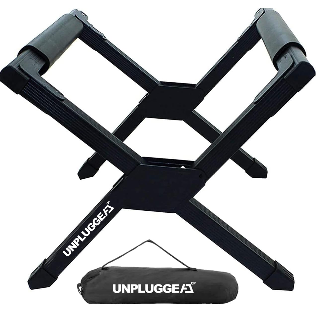 

Складная алюминиевая подставка-холодильник с хранением, компактная и как ящик для инструментов, универсальная сумка-холодильник UNPLUGGED CP KUROS от Unplugged Camping, черная, чёрный