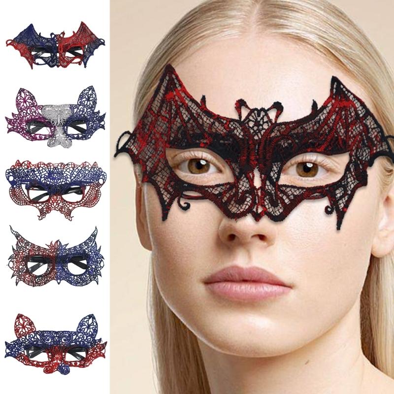 Venetian Masquerade Mask Half Face Eyemask Sexy Lace Mask for Fancy Dress Christmas Halloween Costume Party Girls Women