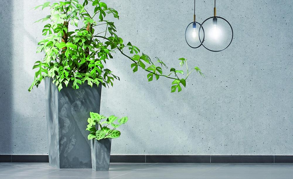 Effect Urbi DURS225E Tall Flowerpot with Insert | Anthracite