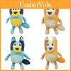 Soft Kid Bluey Gift Children Cute Plush Toys Family Pupets Doll Cuty Stuffed Toy