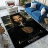 [Lord Rings King Portrait Printed Carpet] Non-slip Office Rug, Cozy Area Carprt for Living Room Use, Soft Home Sofa Chair Mat