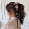 Fashion Design Resin Bow Banana Clip Korean Style Hair Wear Vertical Clip Women Hair Accessories