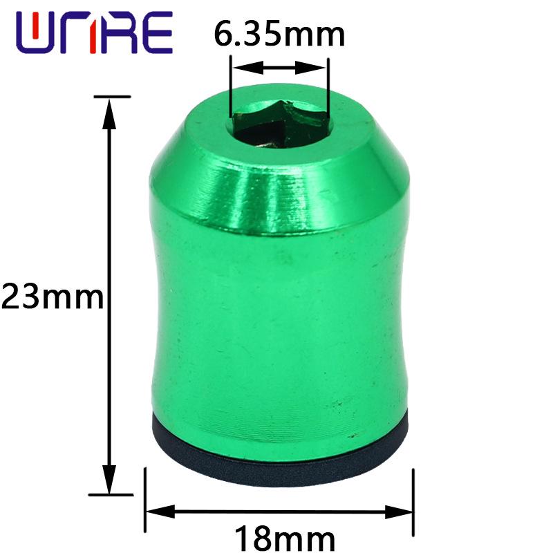 Enhanced Magnetic Anti-Slip Ring for Hand Drills: Magnetized, Hardened, with Detachable Bits and Bead-Locking Tech