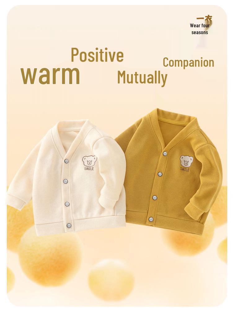 Minnie Fleece Cardigan: Warm Spring/Autumn Jacket for Infants and Toddlers