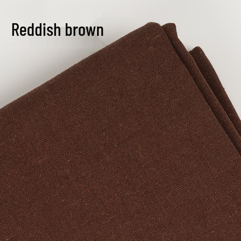 DIY Jednobarevná Lněná Bavlna Ruční Výšivka Látka