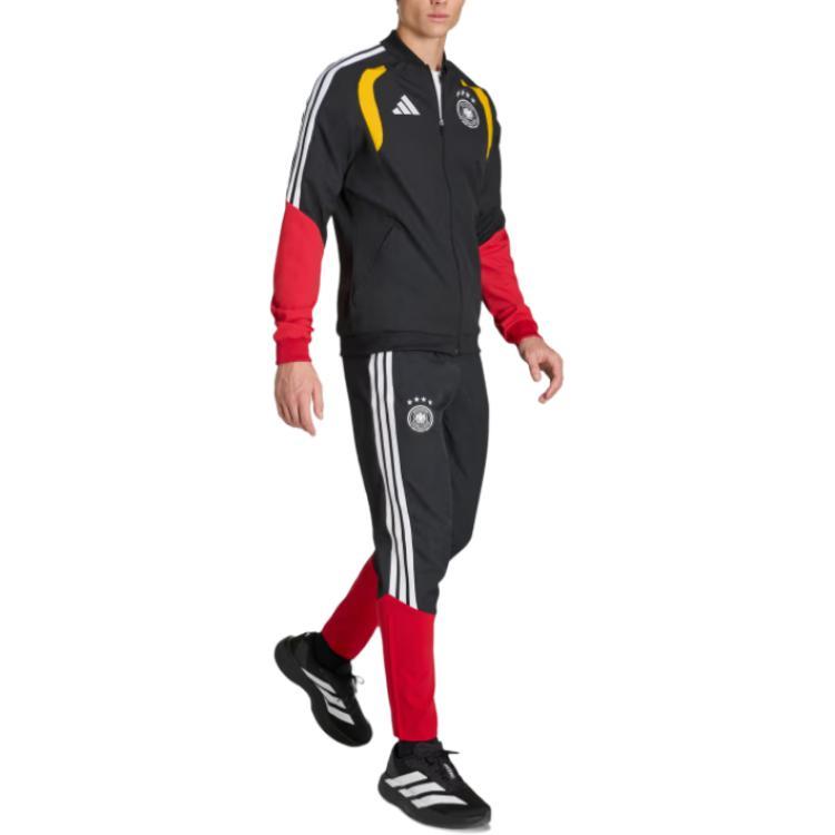 adidas Germany Tiro Striped Drawstring Side Pocket Football Pants Men Bottoms KB4475