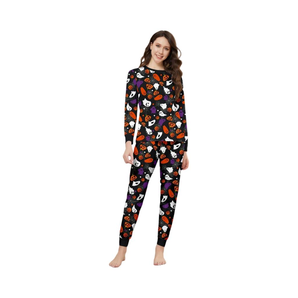 Prints Family Matching Long Sleeve Tops+Pants Set Family Matching Sets