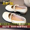 Versatile gentle soft sole with skirt fairy shoes 2025 new spring and summer French shallow mouth evening breeze Mary Jane single shoes women