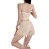 Crispy pajamas women's spring and summer girls' pure desire suspender shorts lace flower sexy pink loungewear set