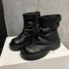 Retro Chunk-heeled Thick-soled Boots, New Style Boots, Casual and Versatile Ankle Boots, Women's Shoes