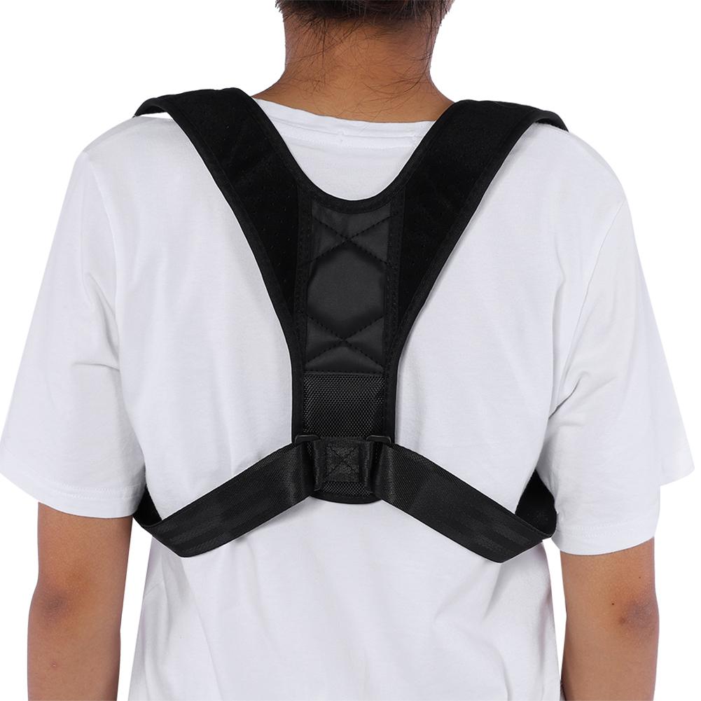 Durable Nylon Posture Corrector Women Men Shoulder Support Brace with Hook & Loop