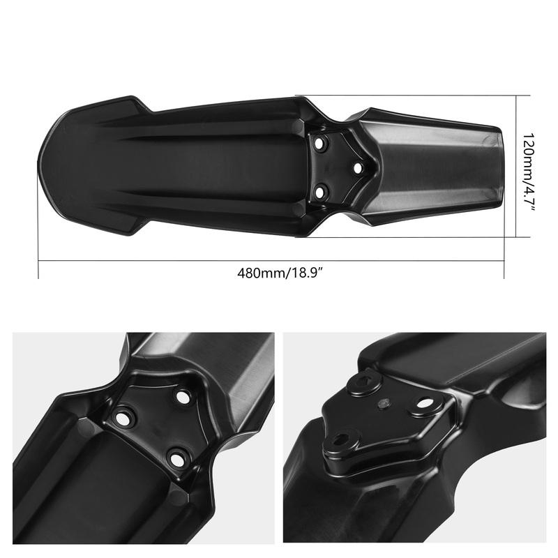 NICECNC For Surron Light Bee X Light Bee S Front Fender Mudguard For Segway X160 X260 Electric Dirt Bike 2022 2023 2024 2025