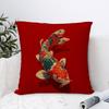 Carp illustration Pillow Case Sofa Decorative Home Double-sided Print Plush Square Throw Pillow Covers Cushion Decor Cover