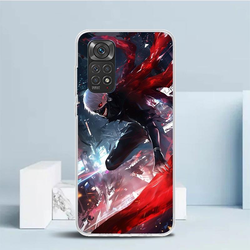 G-Ghoul Tokyo Kaneki Ken Soft Cover for Xiaomi Redmi Note 15 14 13 12 Pro Plus Phone Case 14S 11S 11T 11E 10S 10 4G Pattern Shel